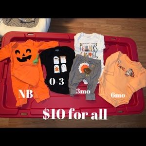 Halloween & Thanksgiving outfits